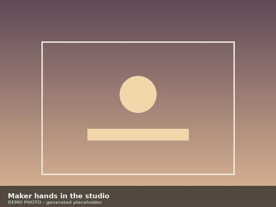 Demo — Maker Hands in the Studio
